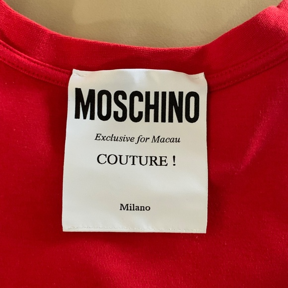 MOSCHINO Printed Teddy Bear Flowers T-Shirt - Picture 7 of 9